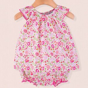 Fleurisse 12-18M Pink Floral Romper